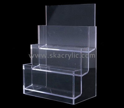 Acrylic factory customize plexiglass brochure holder perspex leaflet holder BH-2270