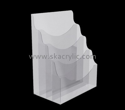 Acrylic manufacturer customize plexiglass leaflet holders lucite literature holders BH-2268