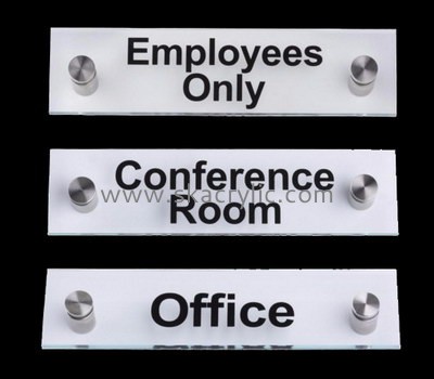 Custom wall mounted acrylic office sign BS-176