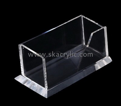 Custom clear acrylic business card holder BH-2246