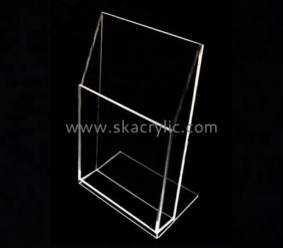 Custom table top clear acrylic brochure holder BH-2241