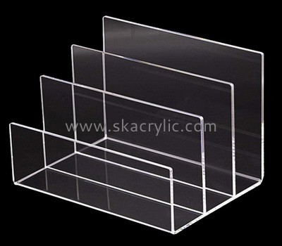 Custom 3 grids clear acrylic files holders BH-2237