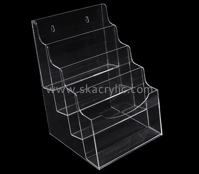 Custom wall 4 tiers clear acrylic literature holder BH-2223