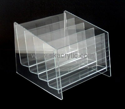 Custom 4 grids clear acrylic literature holders BH-2221