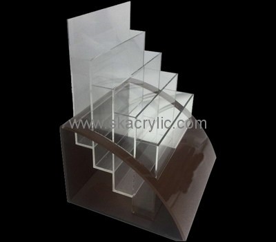 Custom 4 tiers acrylic magazine holders BH-2214