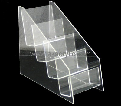 Custom 4 tiered acrylic brochure holder BH-2210