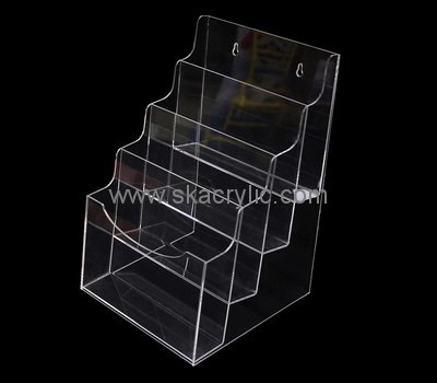 Custom wall 4 tiered acrylic pamphlet holders BH-2204