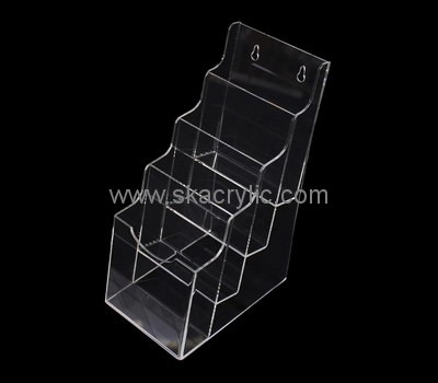 Custom 4 tiers wall clear acrylic pamphlet holder BH-2202