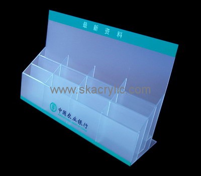 Custom 12 pockets acrylic literature holders BH-2199