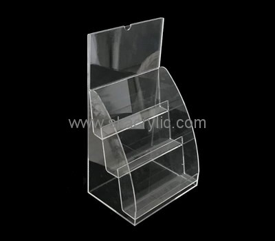 Custom clear acrylic 3 tiers pamphlet holders BH-2196