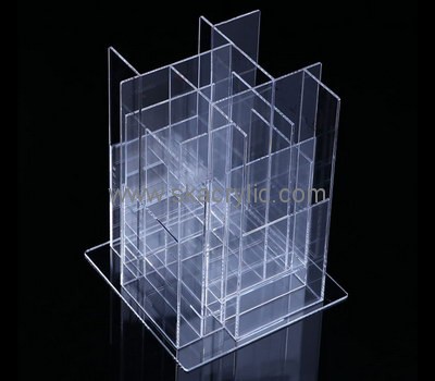 Custom vertical 4 sided acrylic literature holders BH-2189