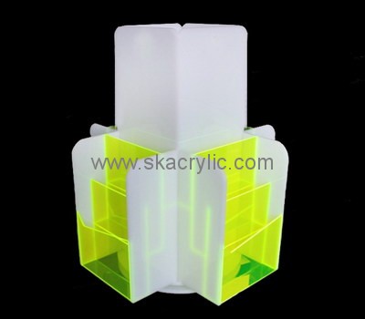 Custom 4 sided acrylic pamphlet holders BH-2162