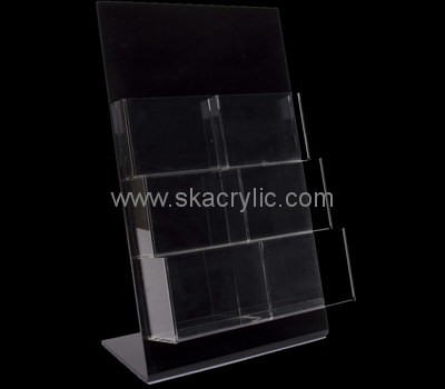 Custom slanted acrylic pamphlet holders BH-2155