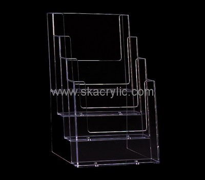 Custom 4 tiers clear acrylic literature holders BH-2160