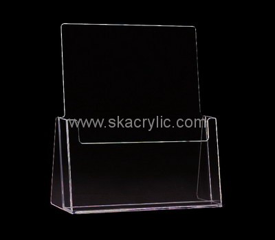 Custom table top clear acrylic pamphlet holder BH-2159