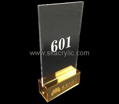 Custom acrylic table number sign SH-649