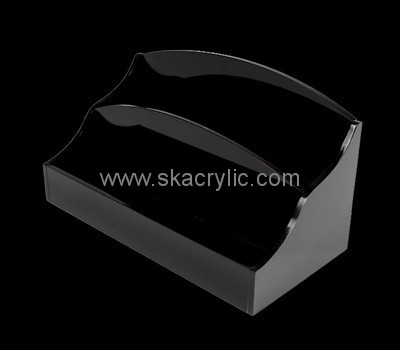 Black desktop literature holder BH-2093