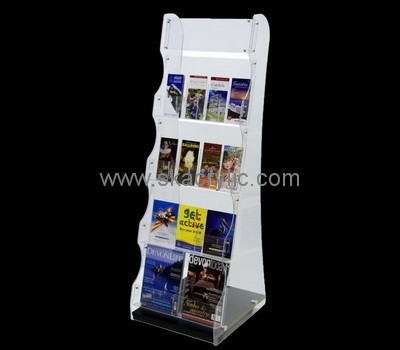 Lucite leaflet rack freestanding BH-2090