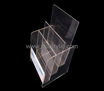 Customize plexiglass vertical brochure holder BH-2038