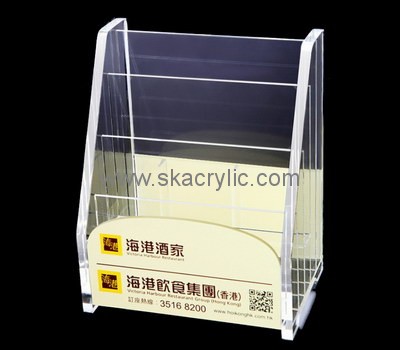 Customize plexiglass a5 freestanding leaflet holder BH-2011