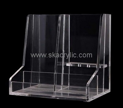 Customize acrylic table top brochure rack BH-2008