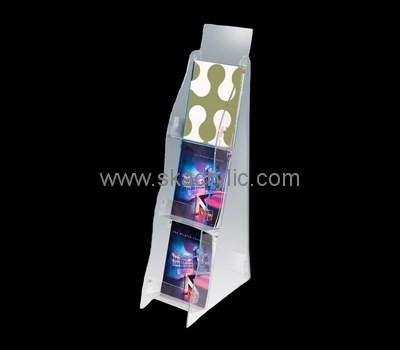 Customize perspex standing literature rack BH-1941