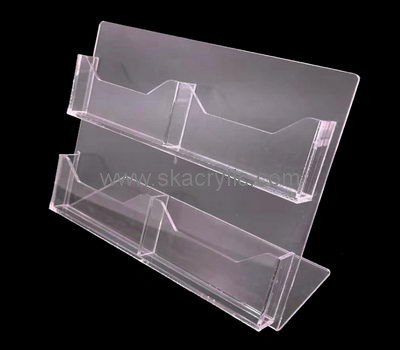 Customize acrylic leaflet and business card holder BH-1933