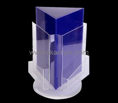 Customize perspex rotating literature holder BH-1927