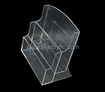 Customize perspex 2 pocket brochure holder BH-1918