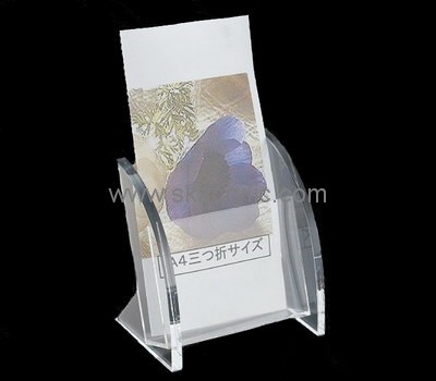 Customize lucite brochure size literature holder BH-1865