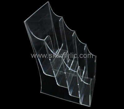 Customize plexiglass multi pocket brochure holder BH-1864