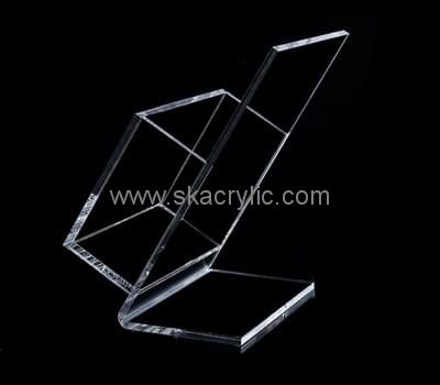 Customize plexiglass single pocket brochure holder BH-1855