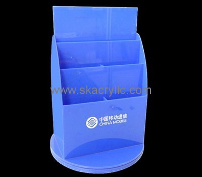 Customize perspex 6 pocket brochure holder BH-1818