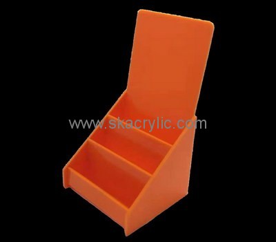 Customize orange literature holder BH-1756