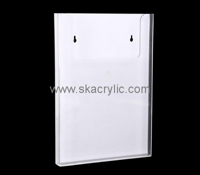 Customize acrylic wall mounted magazine holder BH-1739