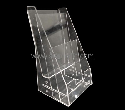 Customize perspex pamphlet size literature holder BH-1724