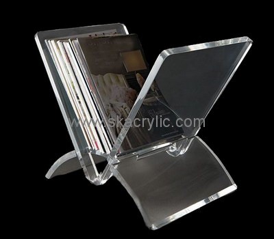 Customize clear acrylic book holder BH-1667