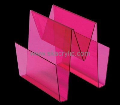 Customize acrylic modern magazine holder BH-1585