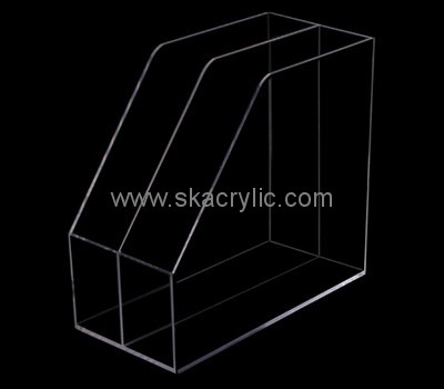 Customize acrylic stand up file holder BH-1364