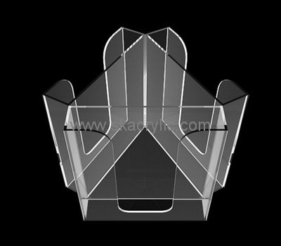Bespoke clear acrylic literature holder BH-1157