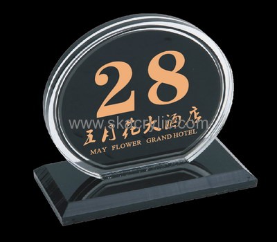 Bespoke acrylic reception table numbers SH-544