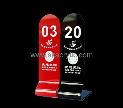 Customized acrylic table number holders cheap SH-307