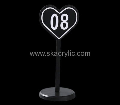 Customized acrylic table number holders SH-298