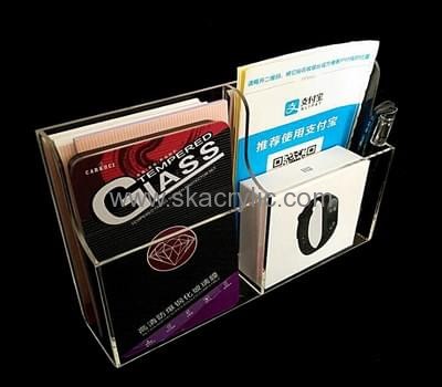 Acrylic plastic supplier custom acrylic pamphlet rack holder BH-917