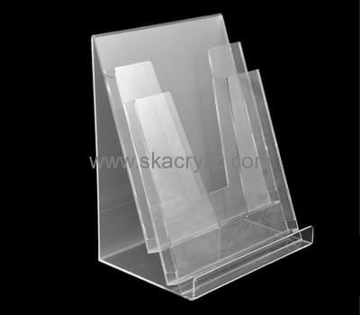 Acrylic supplier custom acrylic risers brochures stand BH-837