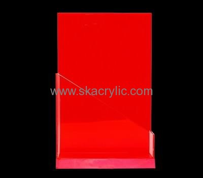 Acrylic plastic supplier custom clear plastic fabrication brochure holder stand BH-835