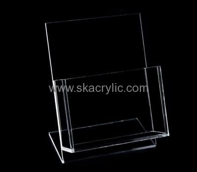 Acrylic plastic supplier custom designs acrylic countertop brochure holder BH-826