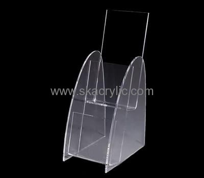 Lucite manufacturer custom design plastic brochures holders and displays BH-823