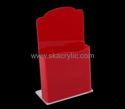 China acrylic manufacturer custom fabrication plastic brochure display holders BH-820