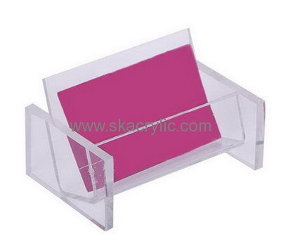 Display stand manufacturers custom desktop acrylic business card holder BH-476